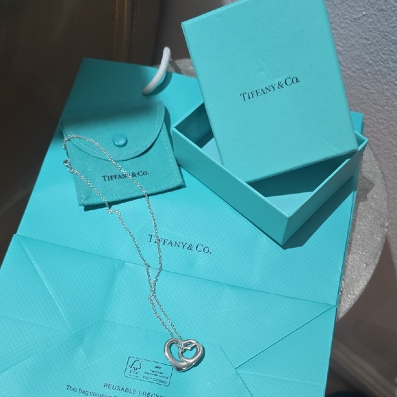 Tiffany & Co. Jewelry - Tiffany & Co. Silver Double Heart Necklace